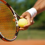 Sports tennis serve prep